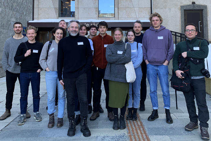 Arkitektstudentene fra Aarhus besøkte rådhuset denne uken.